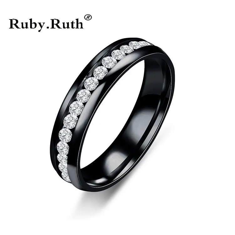 Женское кольцо из нержавеющей стали черного цвета оптом|stainless steel|ring womenring wholesale |