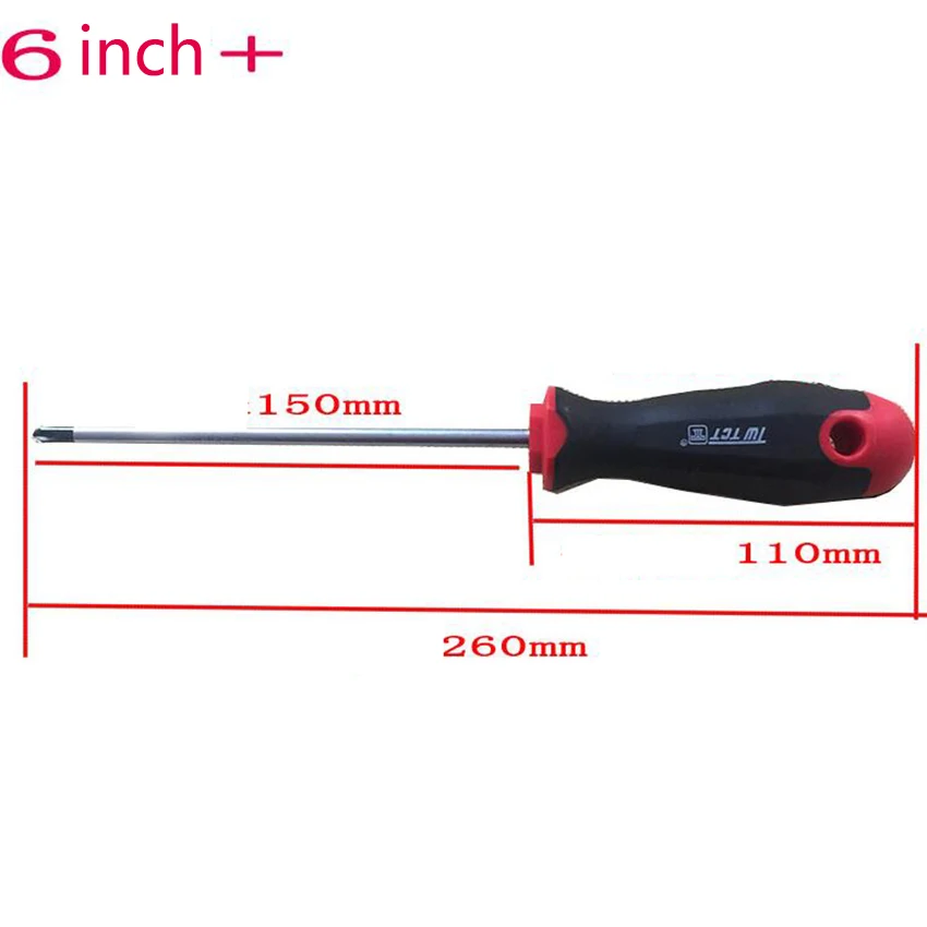 

6 inch Screwdriver Magnetic Phillips Slotted Electronic Repair Screwdrivers Kit Home Useful Multi Hand Tool