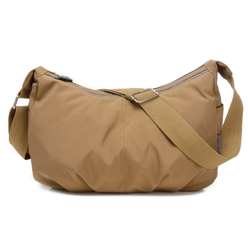 Khaki Женские сумки-мессенджеры, нейлоновые сумки Хобо на плечо, женские сумки известных брендов, дизайнерские сумки через плечо, женские сумки - Цвет: Khaki