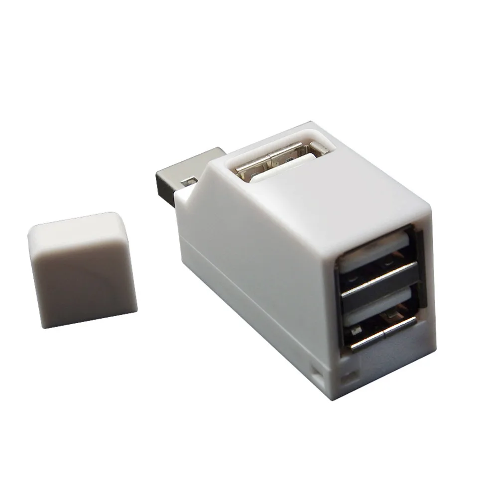 CARPRIE USB Высокое качество Черный Белый узел 3 порта концентратор мини 2 0