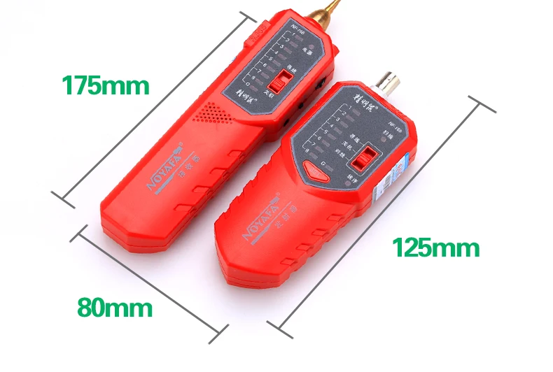 Kelushi nf-168 Кабельный тестер Tracer дефектоскоп 8p4c 8p8c utp/stp RJ45 RJ11 BNC с анти-возможность вмешательства 1 шт./лот