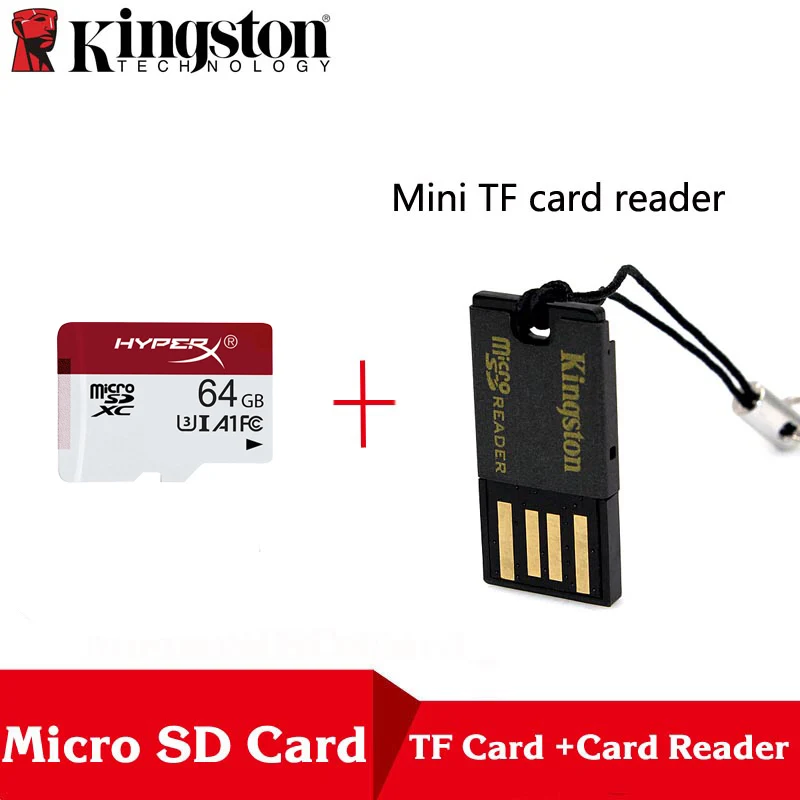 HXSDC-64GB-G2reader Оригинальная игровая Карта памяти kingston HyperX HXSDC, новая карта Micro SD, 64 ГБ, 128 ГБ, 256 ГБ, класс 10, SD, Мини карта для телефона и игровой машины - Емкость: HXSDC-64GB-G2reader