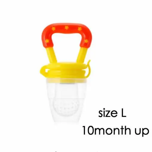 Pacifier Yellow L Пищевая добавка для новорожденных, питатель для укуса, сока для младенцев, Nimbler, соска для фруктов, портативная бутылочка для кормления детей, фрукты, овощи, музыка Pac - Цвет: Pacifier Yellow L