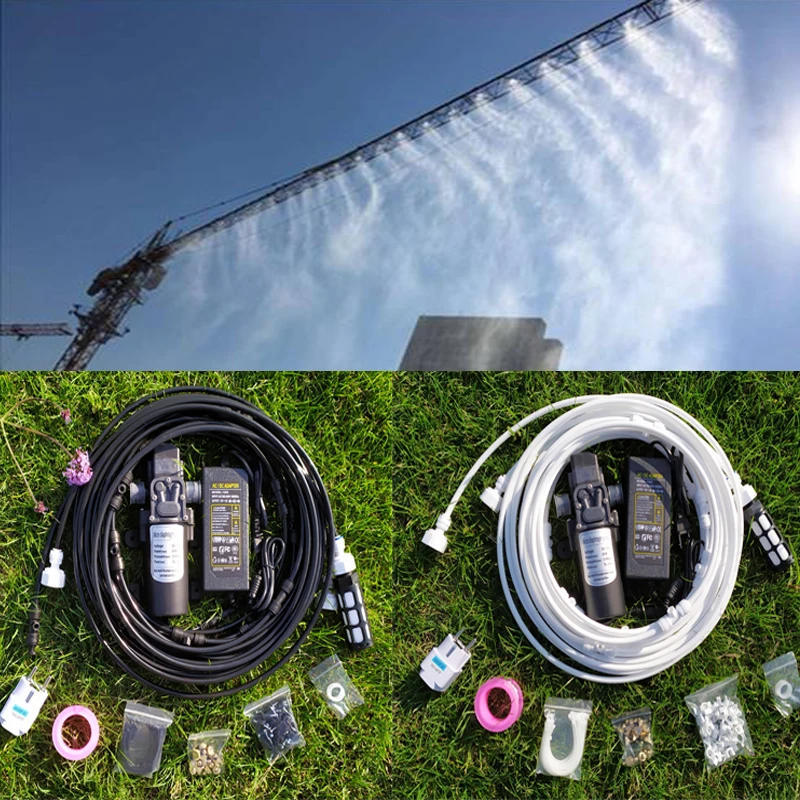 Buy Bomba nebulizadora de alta presión, 12V, 160PSI, diafragma, pulverizador de agua, máquina de niebla, atomizador, línea Mister