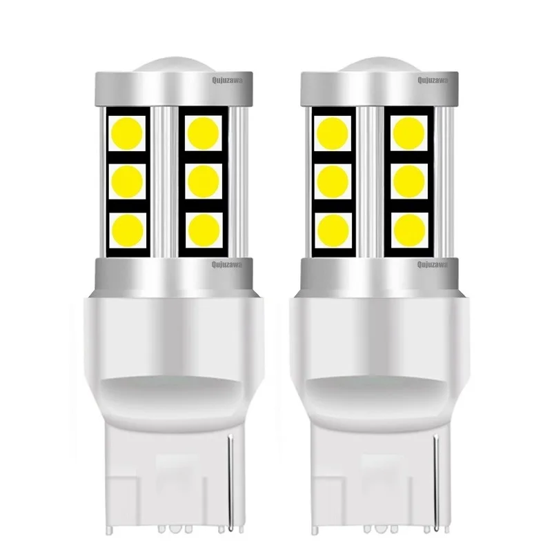 2 шт. маленький размер T20 7440 W21W WY21W 15 SMD 3030 светодиодный автомобильный указатель
