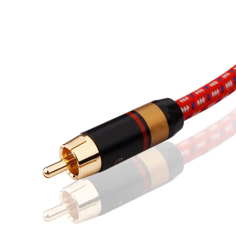Аудиокабель Rca lotus Signal один Лотос поворота двойной лотос RCA на 2RCA | Электроника