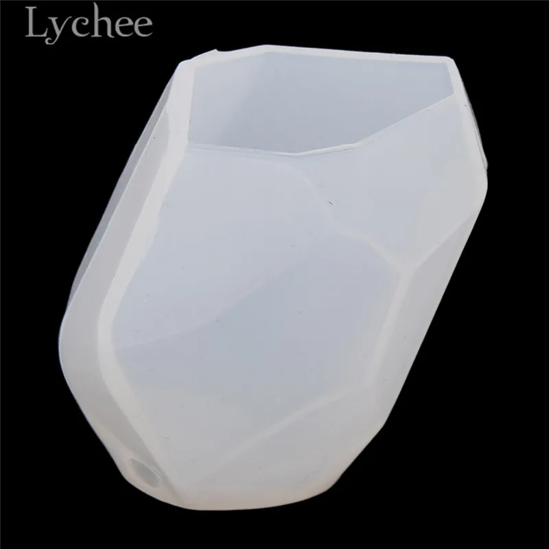 Lychee Life многоугольная белая свеча силиконовая форма 3D формы для свечей сделай сам
