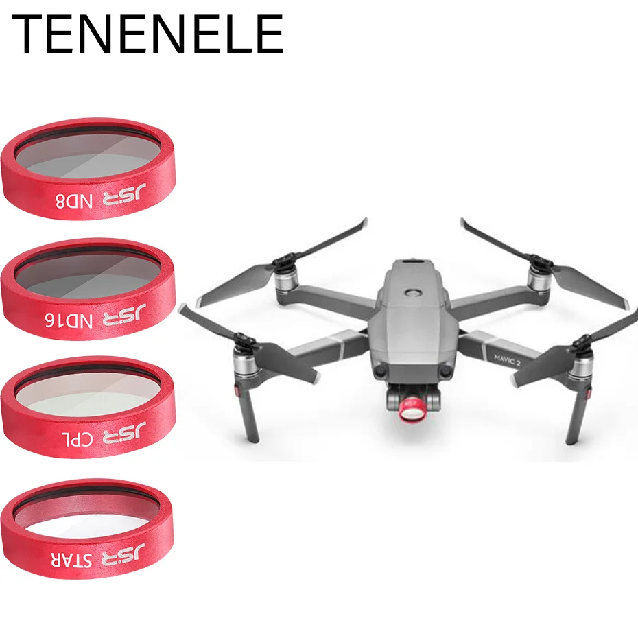 TENENELE Дрон камера фильтр ND 8 16 фильтры для DJI Mavic 2 зум поляризационный/Полярная Звезда 6 фильтр для дрона аксессуары для Mavic2 Zoom