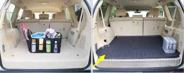 Задний багажник лайнер грузовой загрузки коврик лоток для Toyota Landcruiser Prado 150 J150 2010 2011 2012 2013