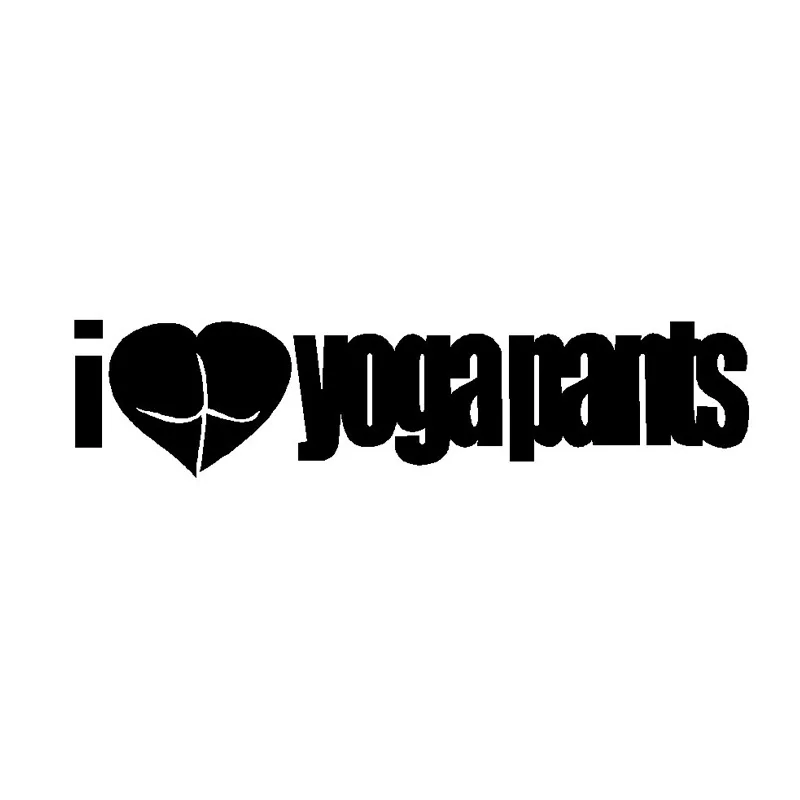 20*5 5 см I HEART YOGA штаны с наклейками индивидуальные светоотражающие автомобильные
