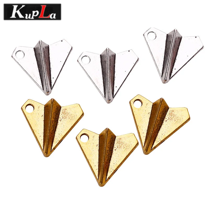Kupla винтажные металлические маленькие амулеты для самолета оригами модные DIY