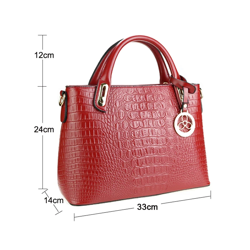 ZackRita Women NEW Fashion Red Leather Business Casual Work Big Tote Handbag Hand Bags with Shoulder Strap Bolsa Feminina B3 | Багаж и