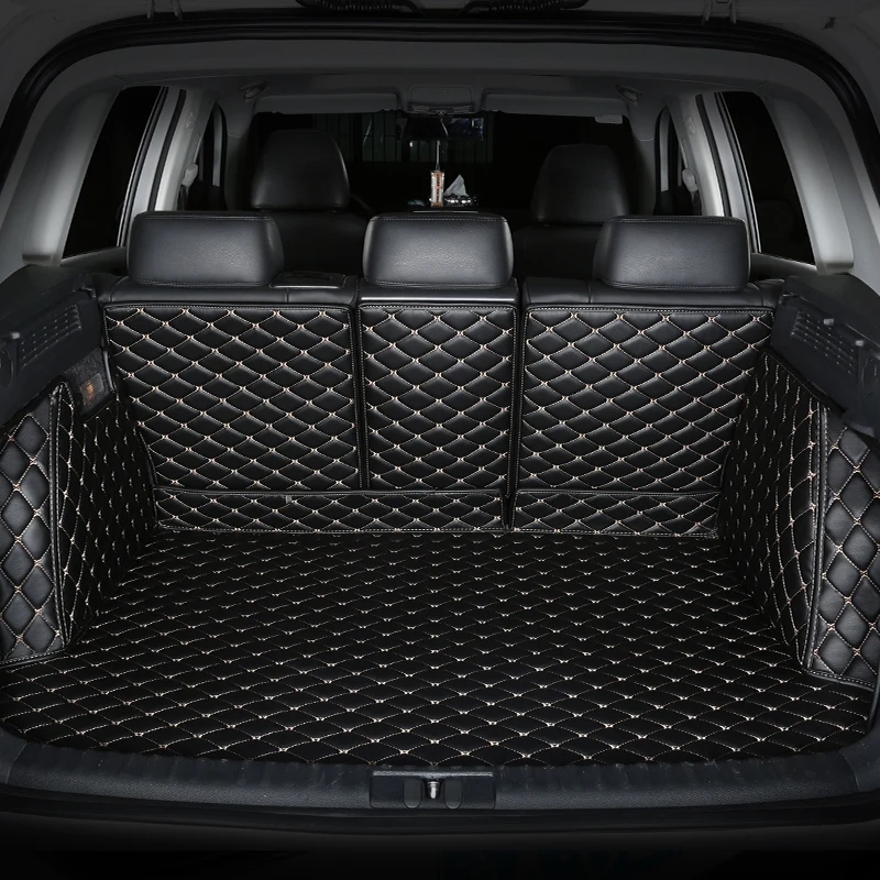 

CHOWTOTO Custom Special Trunk Mats For NISSAN Patrol Durable Waterproof Boot Carpets For Patrol Lagguge Mat