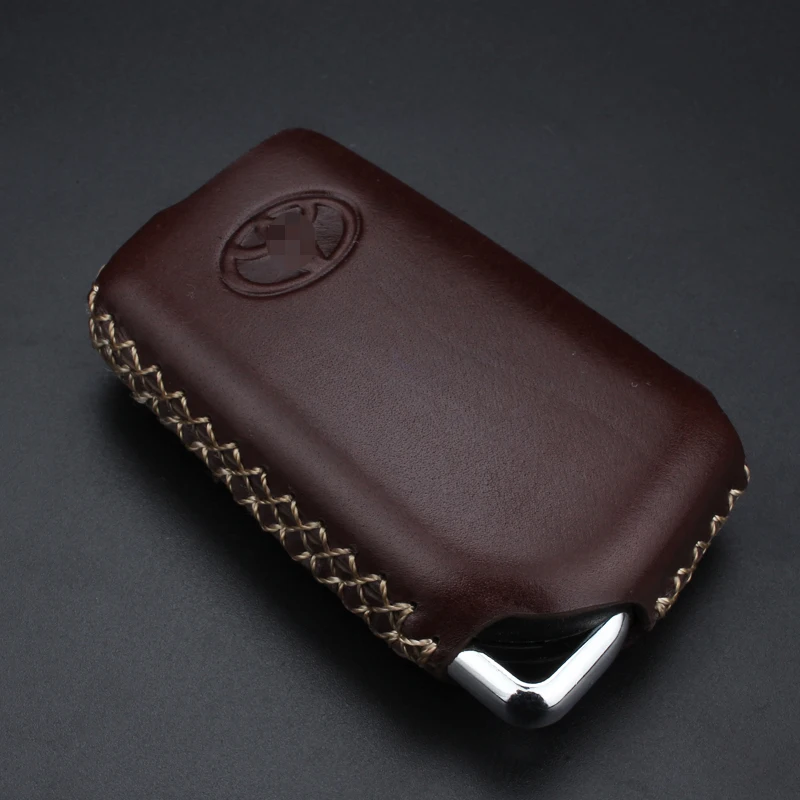 2017 Новый Корова Кожа Ключа Автомобиля Чехол Обложка ДЛЯ 2014-2016 TOYOTA CAMRY КОРОНА ПРАДО