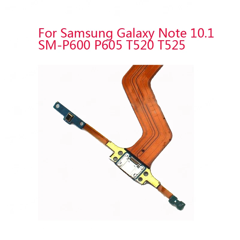 Для Samsung Galaxy Note 10 1 SM-P600 P605 T520 T525 Usb-плата 100% новинка USB-разъем зарядная плата гибкий