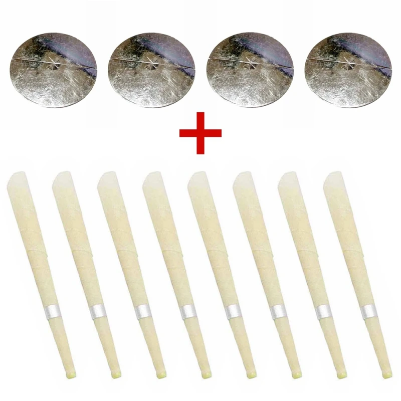 8pcs Candle and 5pcs Большой конус формы уха Свеча набор для ухода ароматные свечи ушной воск благовония очиститель уход за ушами инструмент для удаления - Аромат: 8pcs Candle and 5pcs