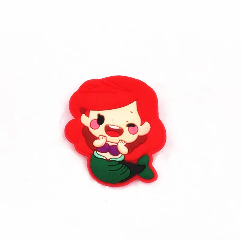 7 шт Эльза Анна мультфильм Русалка Принцесса Золушка ПВХ Pinbacks Значки Броши