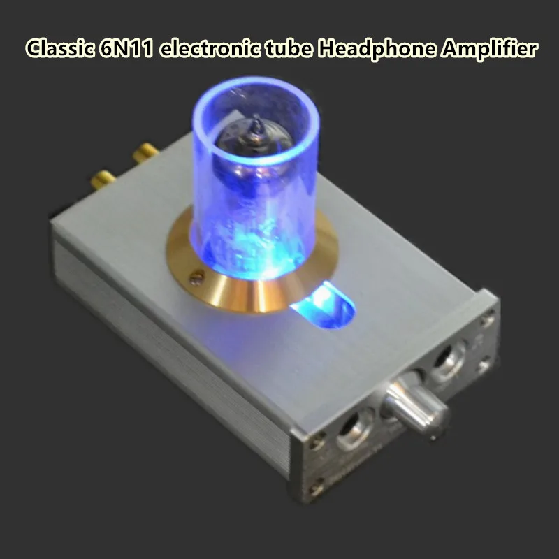 NEW ZHILAI T1 Classic 6N11 Tube HiFi Headphone Amplifiers &amp Music Audio Preamplifier amp With Power Adapter mini amps | Электроника