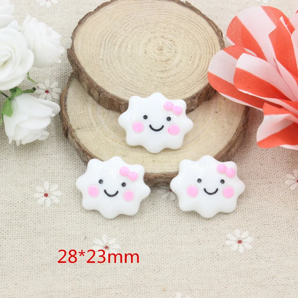 Кабошоны из смолы сделай сам с улыбающимся лицом аксессуары для детей 15 шт./лот