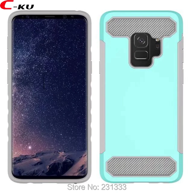 Противоударный Гибридный жесткий чехол C ku из поликарбоната и ТПУ для Samsung Galaxy S9