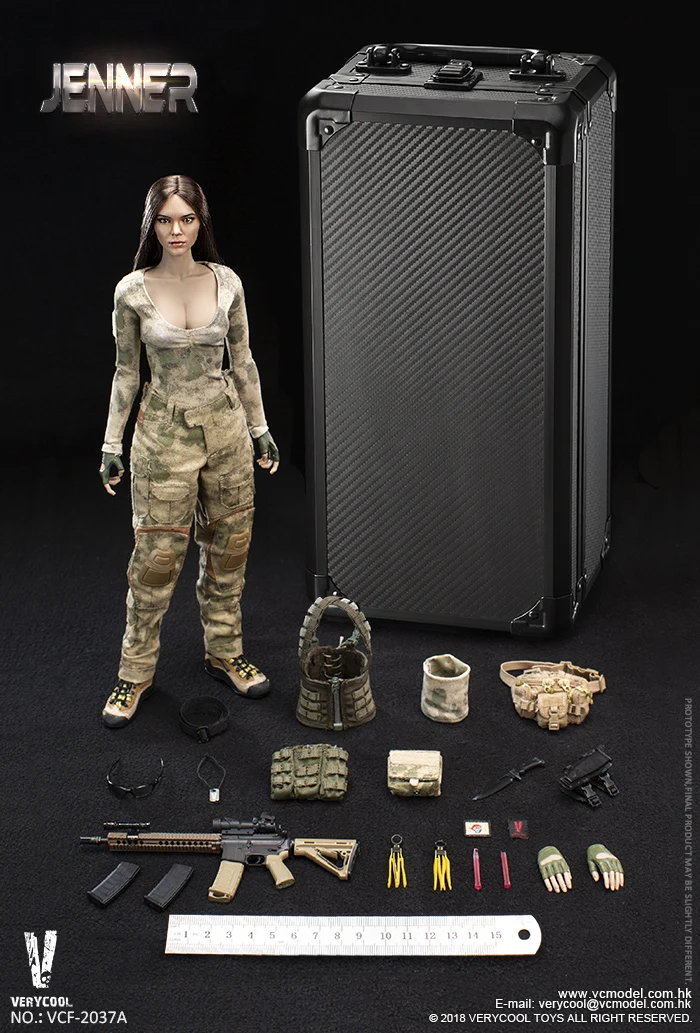 VERYCOOL VCF-2037A A-TACS FG Двойной женщины солдат Дженнер стиль 1/6 рисунок