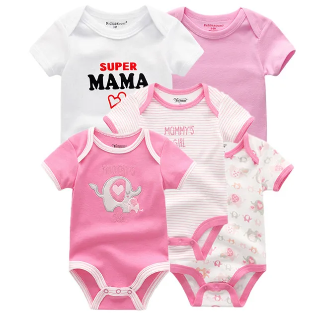 Baby Romper 5917 Детские комбинезоны для новорожденных; летняя одежда унисекс для младенцев; г.; мягкая хлопковая одежда для маленьких девочек; комбинезоны в полоску с героями мультфильмов для маленьких мальчиков - Цвет: Baby Romper 5917