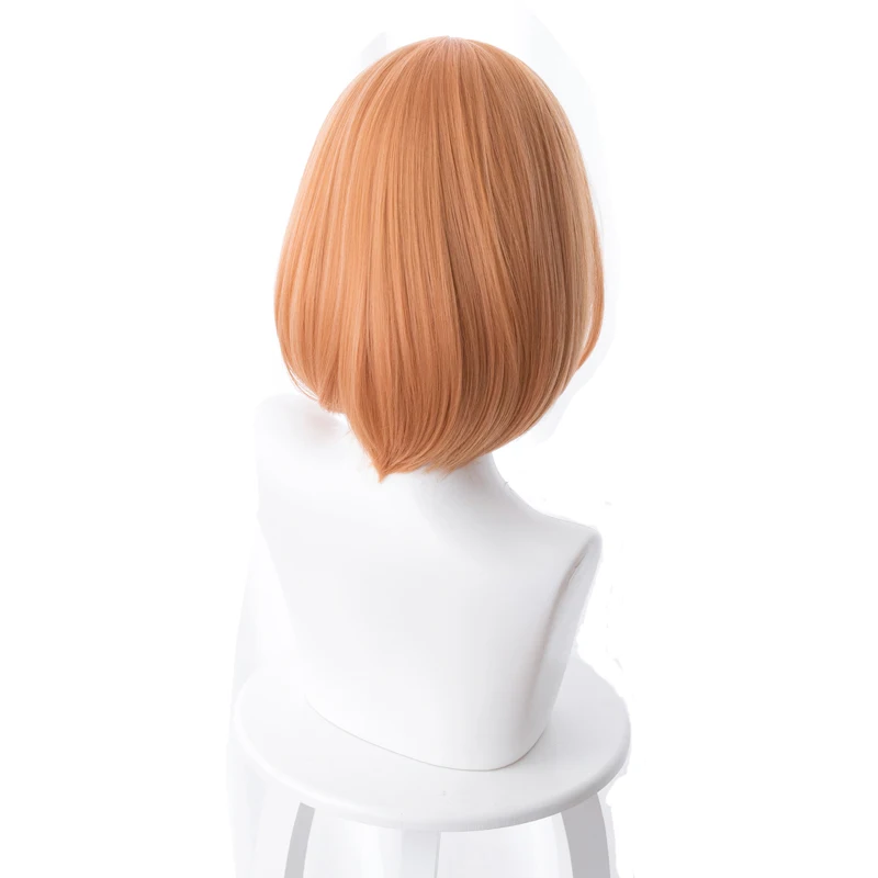 ROLECOS аниме Gotoubun No Hanayome Косплей волосы Yotsuba Nakano 30 см короткие оранжевые