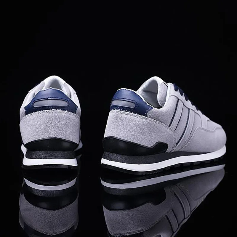New Arrival Man Fashion Sports Natural Suede Shoes Males Leisure Travel Sneakers Plus Velvet Warm Men Soft Sole | Обувь