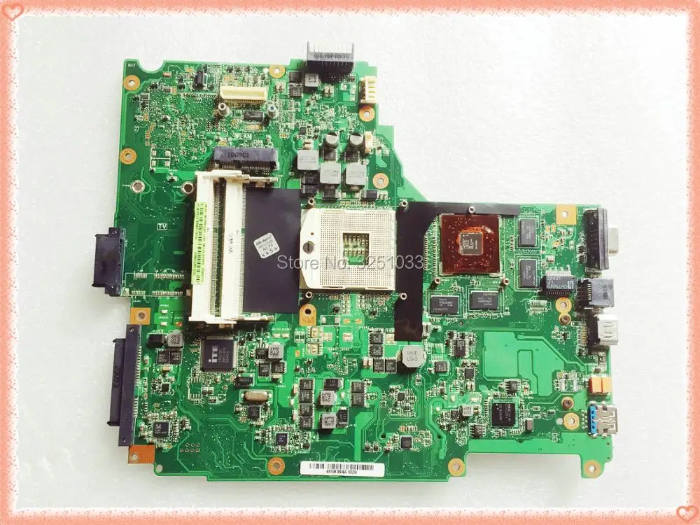 Материнская плата для ноутбука ASUS N61JA HM55 поддержка процессора i3 i5 REV2.1 бесплатная