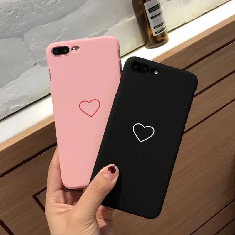 Яркий чехол Boucho для iphone 6 6S 7 Plus задняя крышка простые Мультяшные милые парные