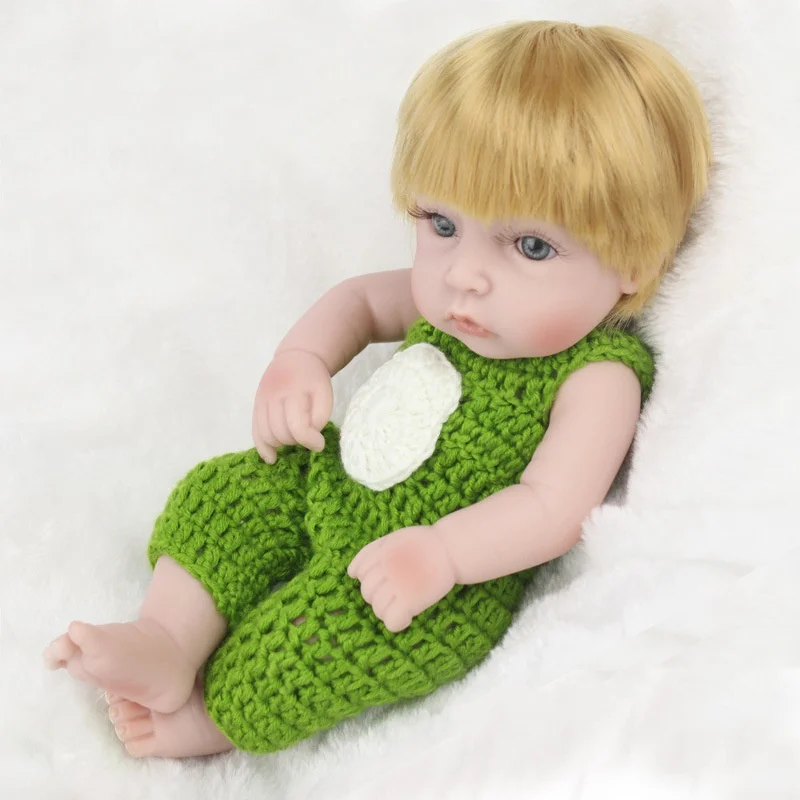 28 см/11 &quotВысота мягкого силикона Reborn Baby Doll нетоксичного реалистичные Куклы