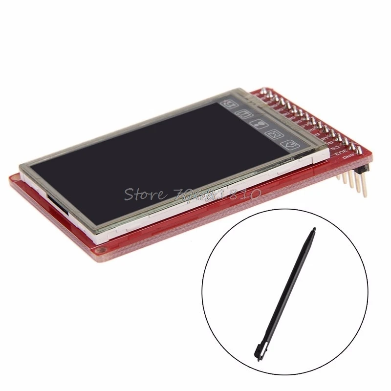 2," 3,3 В TFT lcd сенсорный экран коммутационная плата с сенсорной ручкой и Прямая поставка