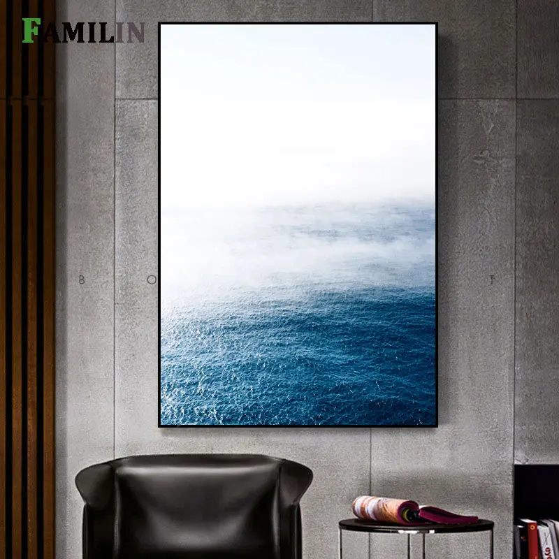 Скандинавское украшение лесной пейзаж настенное искусство холст постер и принт