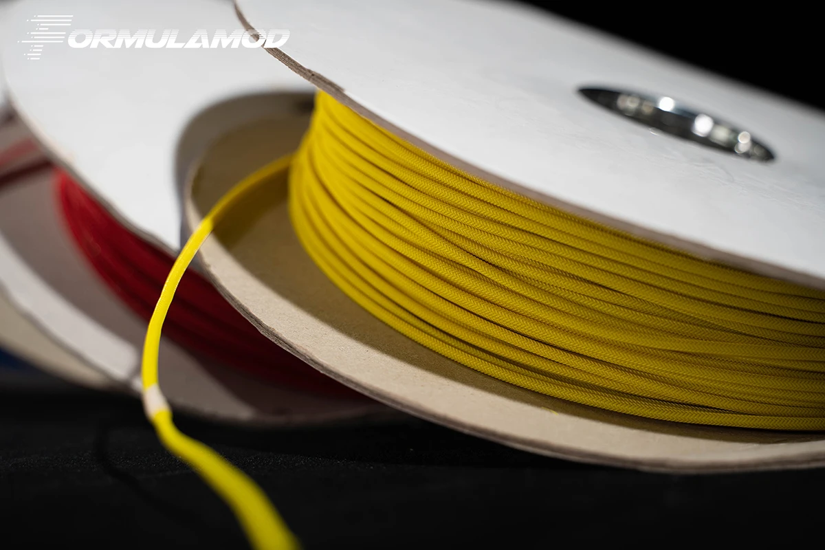 Yellow FormulaMod Fm-BJX, 18AWG ткацкие кабели, 1 набор 10 метров, используется для DIY ATX/cpu/PCI-E расширенные кабели - Цвет лезвия: Yellow