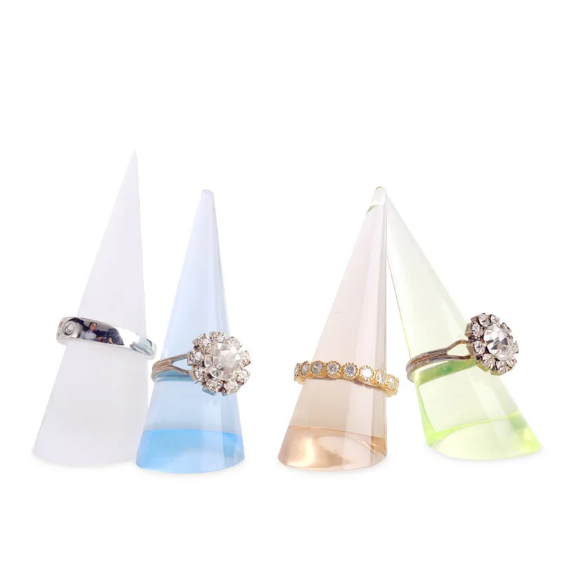 Новое кольцо держатель для витрины Arylic цвета Rlue зеленый Champange матовое