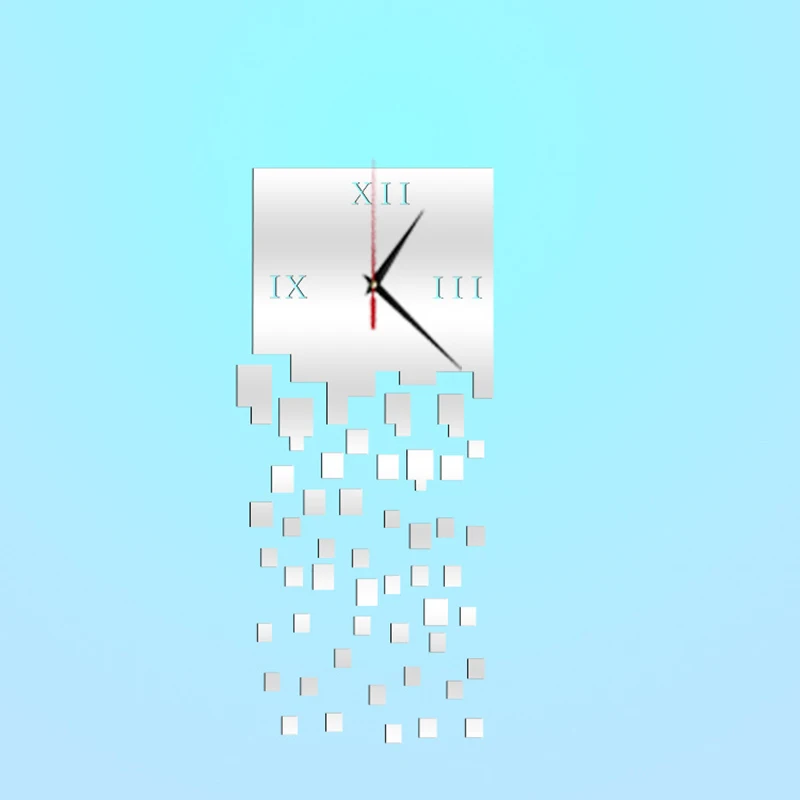 Новые Настенные часы Домашние кварцевые часы reloj de pared horloge акриловые горячая Распродажа зеркальный дизайн 3d часы для гостиной уникальные подарки