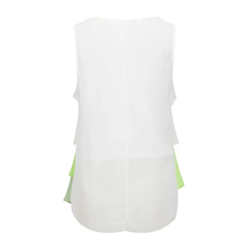 Жилет без рукавов летняя Свободная куртка большого размера неравномерная