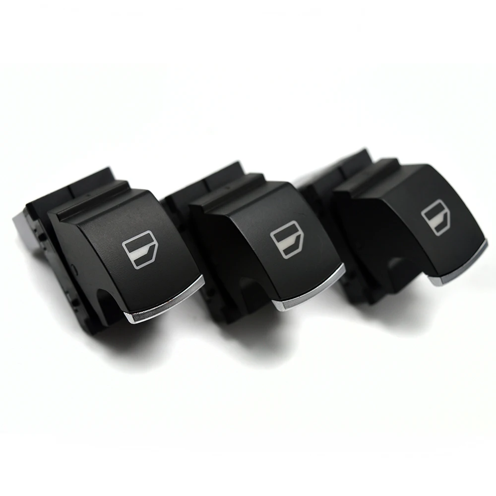 

Free shipping! 3Pcs chrome mirror switch Window Switch for VW passat B6 Eos Golf 5 6 GTI mk5 mk6 5K3959857 & 5ND959855