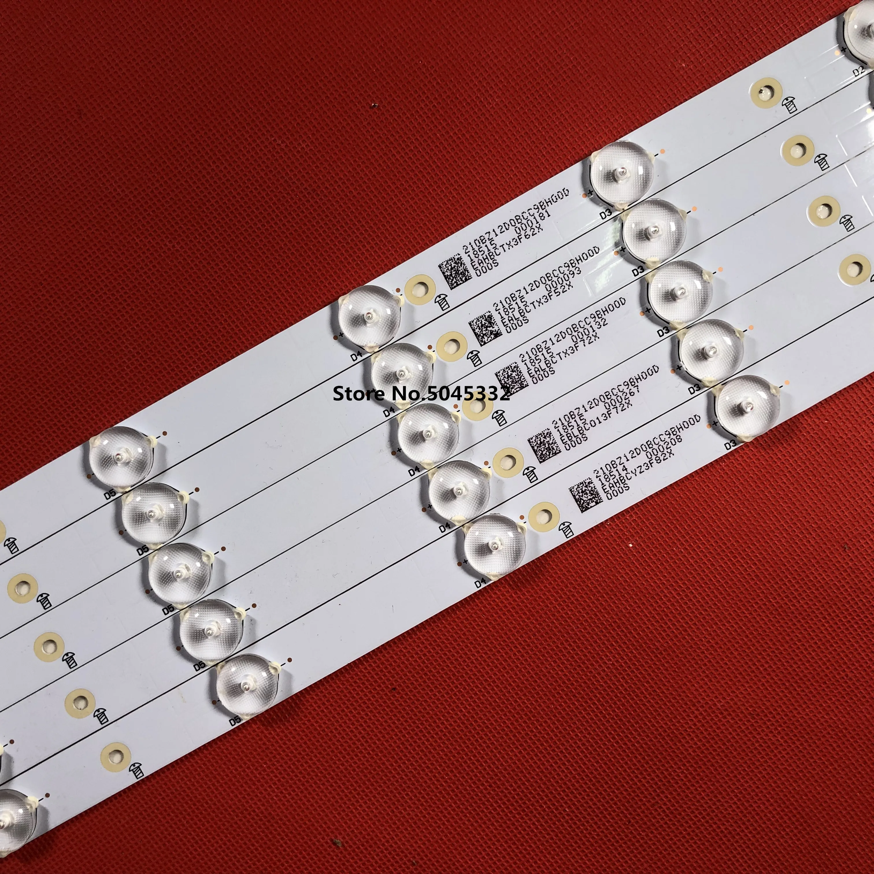 LED Backlight 12 Lamp strip For Phili ps 43"TV LB43014 V0_00 TPT430U3 EQLSJA.G 43PUS6501 43PUS6101 43PUS6201 43PUS7202 43PUH6101