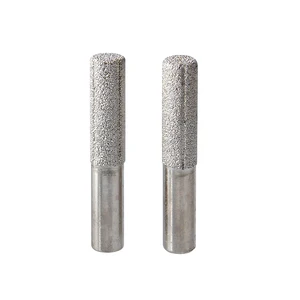 2 шт. паяная алмазная шлифовальная головка для мраморного стекла, керамическая обрезка, инструменты для полировки заусенцев