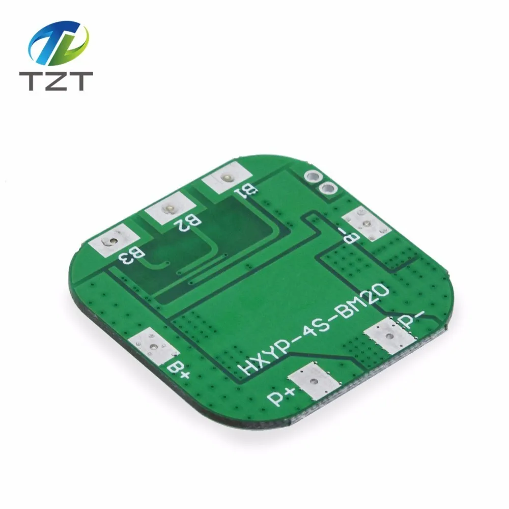 Защитная плата BMS PCM для литий ионных батарей 1 шт. 14 8 в/16 в 20 А пиковая bms литиевых