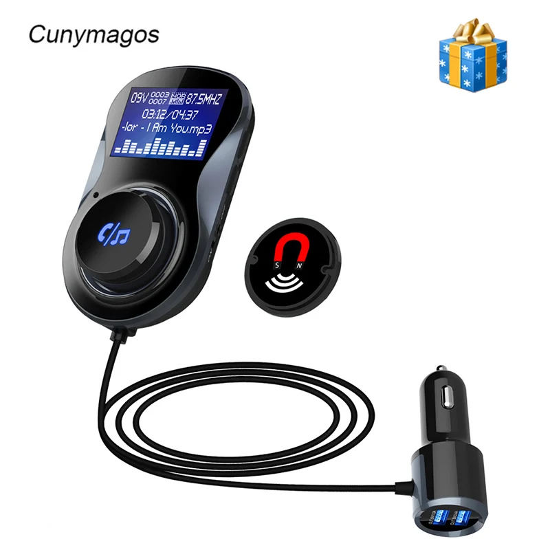 Bluetooth Car Kit громкой музыки MP3 плеер Беспроводной fm передатчик Dual USB Зарядное