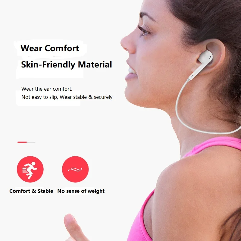 Wireless Bluetooth Sport Portable Earphone/Headphones for your Smart Phone iPhone Xiaomi Samsung phones | Электроника