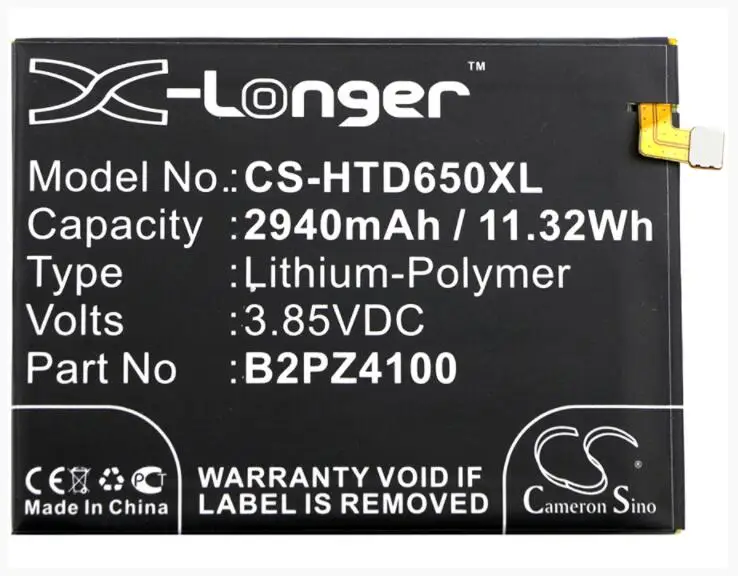 

Cameron Sino 00mah battery for HTC 99HALL015-00 Desire 650 4G 35H00267-01M B2PZ4100 Mobile, SmartPhone Battery