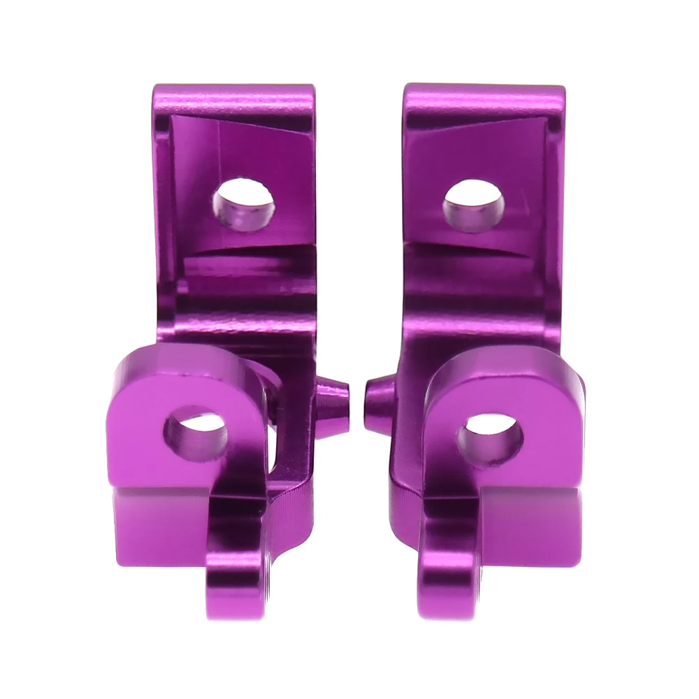 2Pcs/Pair front hub carrier anodized CNC machined for rc hobby model car 1/10 HSP REDCAT HIMOTO hopup parts 102010P 102010B | Игрушки и