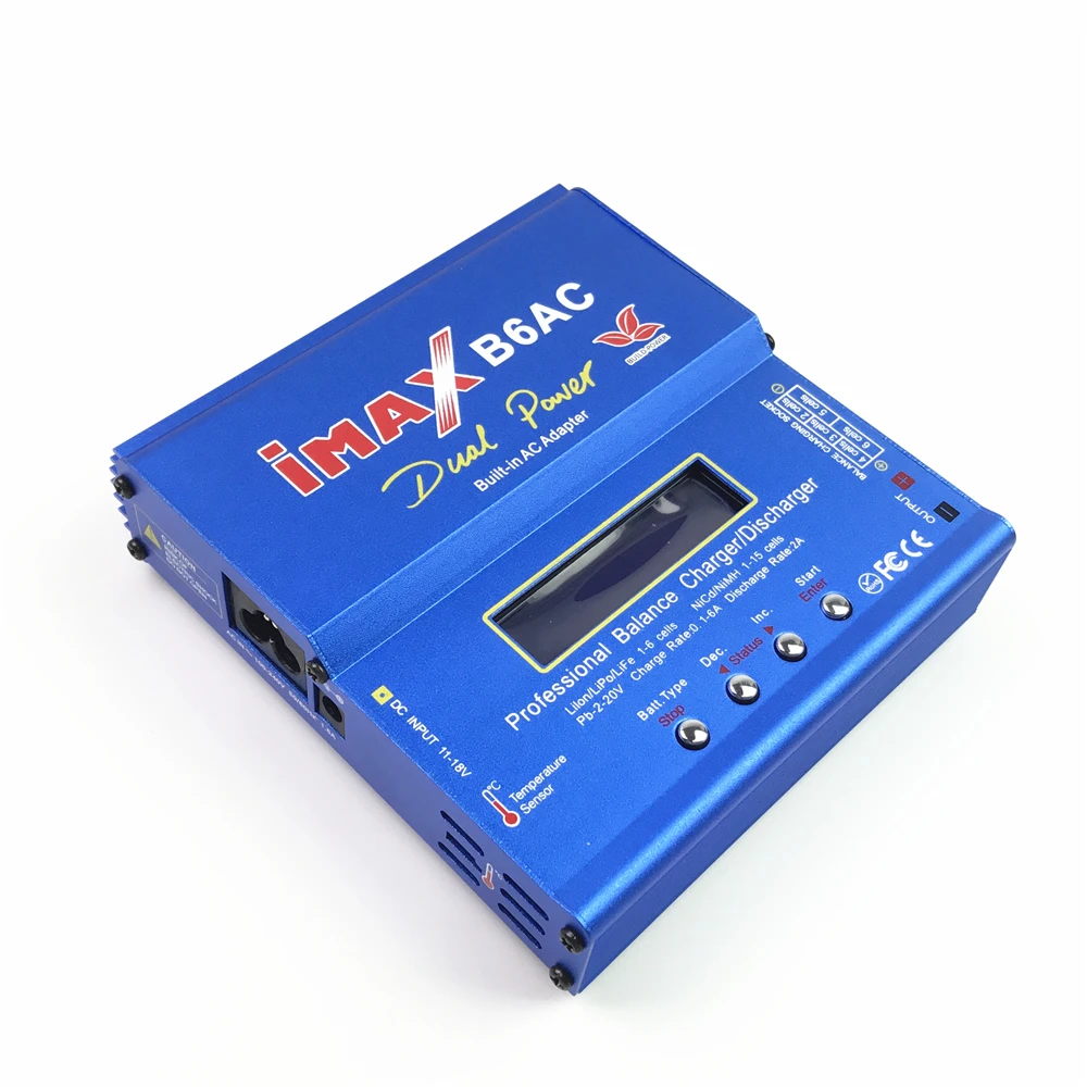 IMAX B6 AC Battery Balance Charger Lipo Nimh Nicd Digital Charging Turnigy adapter with LCD Screen | Игрушки и хобби