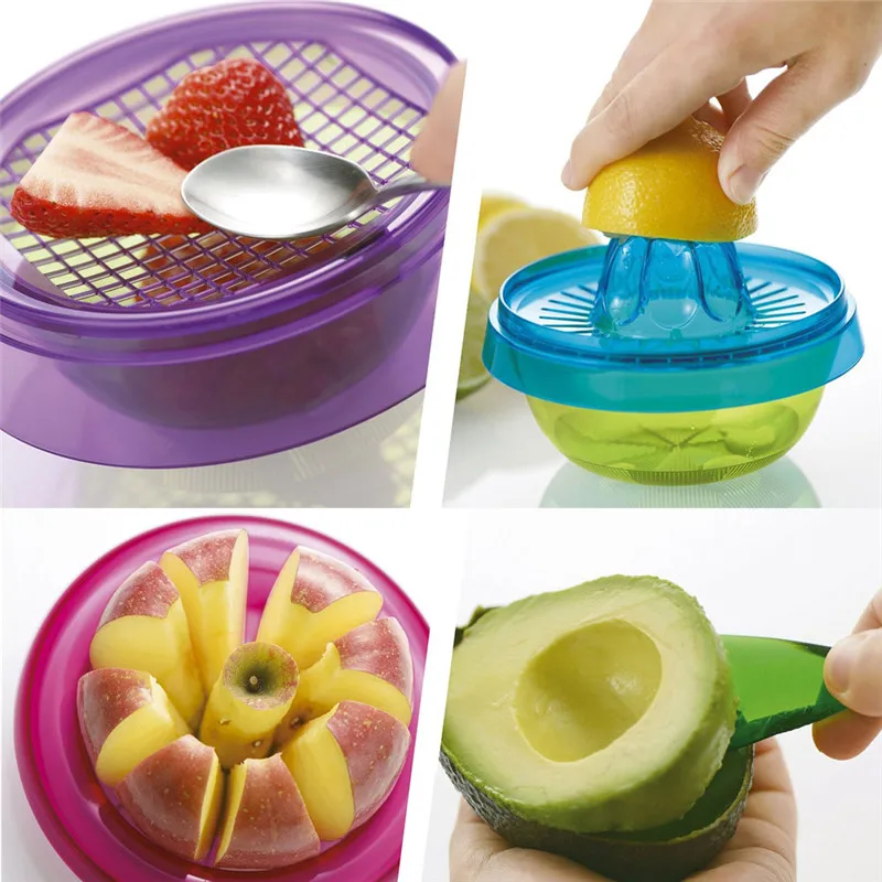 10 в 1 Фрукты slicer cutter многофункциональный новый фрукты завод соковыжималка Slicer Cutter