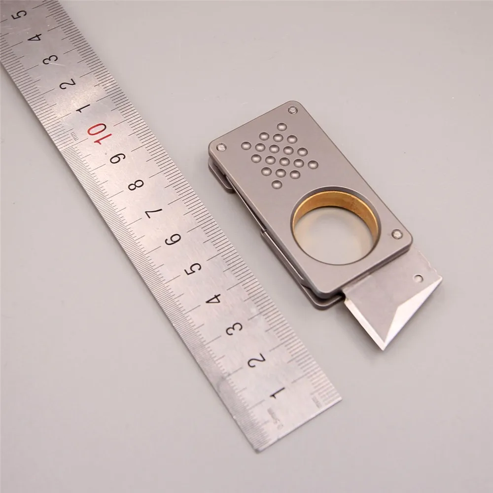 Открытый небольшой Titanium EDC карманный инструмент нескольких Кемпинг нож кольцо