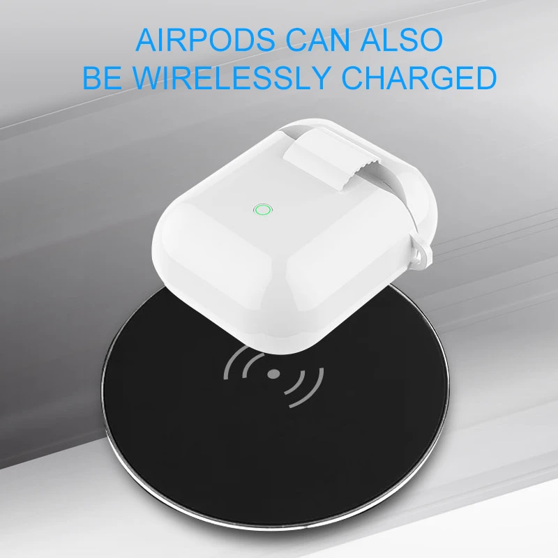 Новинка, высокое качество, Bluetooth гарнитура, зарядное устройство, беспроводное зарядное устройство, зарядка для наушников, защитный чехол для Apple Airpods