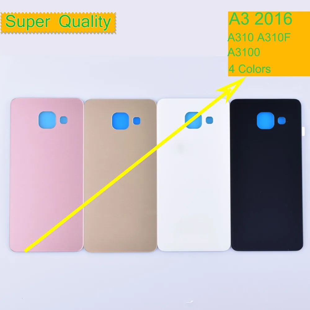 Для Samsung Galaxy A3 2016 A310 A310F A3100 корпус батарейного отсека задняя крышка чехол дверь